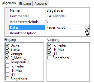 Datei:Software CAD - Tutorial - Optimierung - Probabilistik Experiment Streuung E-Modul CAD-Datei neu laden.gif