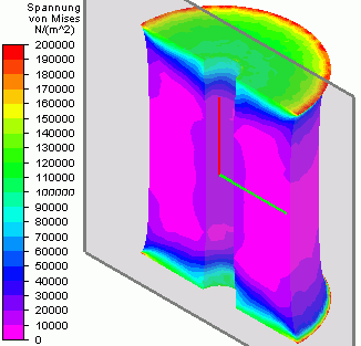 Datei:Software FEM - Tutorial - 3D-Mechanik - MP - Lastfaelle Vulkanisiert.gif
