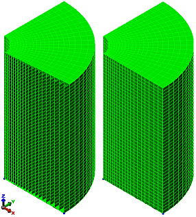 Software FEM - Tutorial - 3D-Mechanik - MP - Netz-Entfaltung Volumen 2D-Netz kopieren Ergebnis.gif