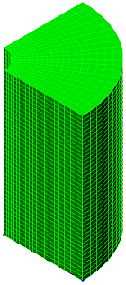 Software FEM - Tutorial - 3D-Mechanik - MP - Netz-Entfaltung Volumen Modell Quadernetz.gif