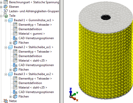 Software FEM - Tutorial - 3D-Mechanik - MP - Standardnetz.gif