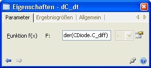 Software SimX - Einfuehrung - Elektro-Chaos - C-Diode - Kennlinie Function dC dt.gif