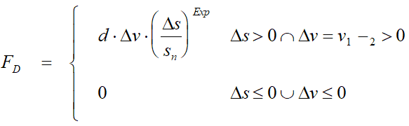 Grundlagen Simulation - Modellberechnung - nichtlin Elemente - Kontaktelement Formel daempfende Komponente.gif