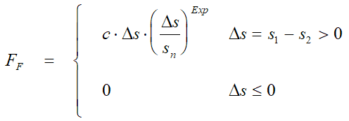 Grundlagen Simulation - Modellberechnung - nichtlin Elemente - Kontaktelement Formel nach Hertz mit freiem Expon.gif