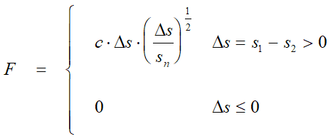 Grundlagen Simulation - Modellberechnung - nichtlin Elemente - Kontaktelement Formel nach Hertzscher Stosstheorie.gif