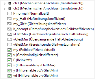 Grundlagen Simulation - Modellberechnung - nichtlin Elemente - Reibungselement Modellgroessen.gif