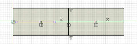 Datei:Software CAD - Fusion-Tutorial - BONUS - Platzierte Elemente - Bohrung Skizze Bohrpunkte symmetrisch.gif