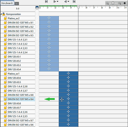 Software CAD - Tutorial - Baugruppe - Praesentation Pos-veraenderungen im Storyboard.gif