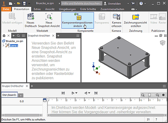 Datei:Software CAD - Tutorial - Baugruppe - Praesentation Umgebung.gif