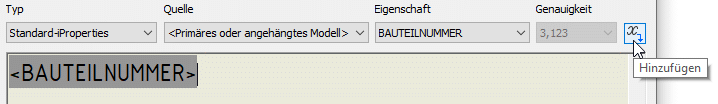 Datei:Software CAD - Tutorial - Baugruppe - Zeichnungssatz - Schriftfeld editieren Bauteilnummer.gif