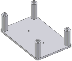 Datei:Software CAD - Tutorial - Baugruppe - Zusammenbau bauteile bolzen in platine.gif