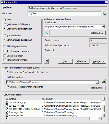 Software CAD - Tutorial - Baugruppe - pack and go dialog.gif