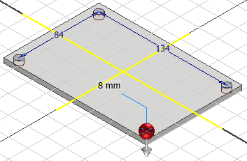 Datei:Software CAD - Tutorial - Baugruppe - platine bohrungen1.gif