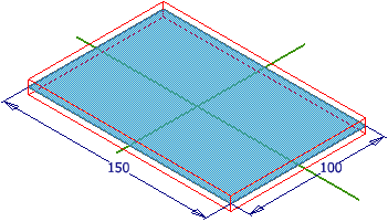 Datei:Software CAD - Tutorial - Baugruppe - platine rechteck extrudiert.gif