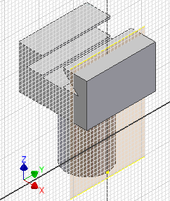Datei:Software CAD - Tutorial - Bauteil - arbeitselemente - arbeitsebene mit skizze.gif
