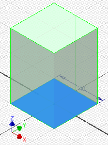 Software CAD - Tutorial - Bauteil - basiselement extrusion quader.gif