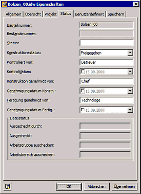 Datei:Software CAD - Tutorial - Bauteil - schriftfeld eigenschaften idw status.gif