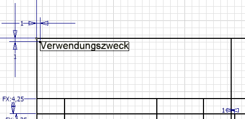 Datei:Software CAD - Tutorial - Bauteil - schriftfeld textfeld mit maszposition.gif