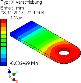 Software CAD - Tutorial - Belastung - deformation x-verschiebung.gif