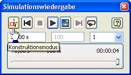 Software CAD - Tutorial - Dynamik - Uhrenbaugruppe - Modell-Simulation-Konstruktionsmodus.gif