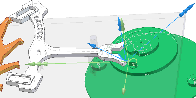 Software CAD - Tutorial - Dynamik - Uhrenbaugruppe - Modell 2D-Kontakt-Konturen.gif