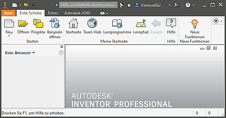 Datei:Software CAD - Tutorial - Einleitung - Benutzeroberflaeche Start.gif