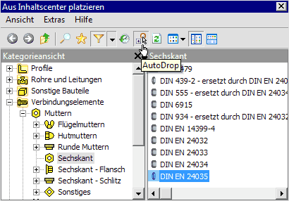 Software CAD - Tutorial - Kinematik - rad1 mit mutter autodrop.gif