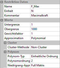 Datei:Software CAD - Tutorial - Optimierung - Probabilistik Experiment Restriktion Eigenschaft F Max.gif