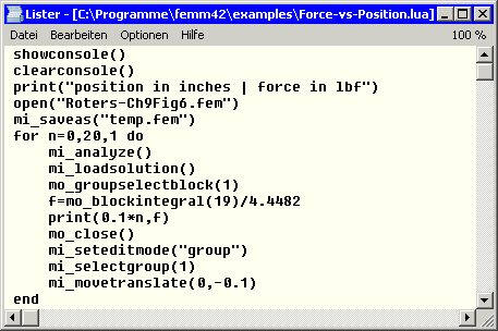 Software FEMM - Elektrostatik - LUA-Scripting in datei example.gif