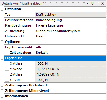 Software FEM - Tutorial - 2D-Bauteil - Ansys - Auflage-Reaktion Kraftdetails.gif