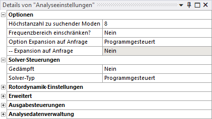 Software FEM - Tutorial - 2D-Bauteil - Ansys - Modal-Analyse Einstellungen.gif