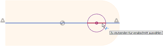Datei:Software FEM - Tutorial - 2D-Bauteil - strukturiert - Geometrie Symmetrie - Halbkreis-Oeffnung.gif