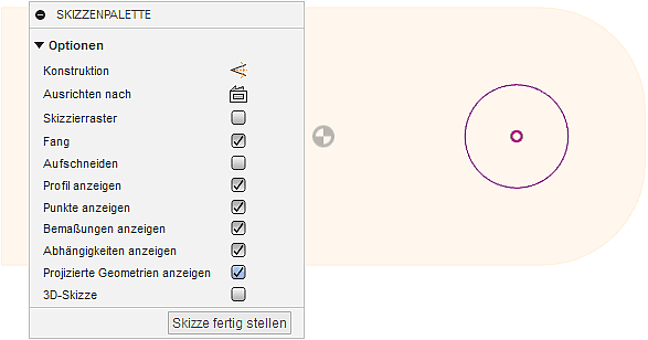 Datei:Software FEM - Tutorial - 2D-Bauteil - strukturiert - Geometrie der Fase auf DXF-Skizze projiziert.gif
