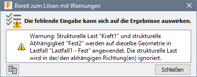 Datei:Software FEM - Tutorial - 2D Komponente - Belastung - Spielpassung - Warnung fuer Lastfall1.gif