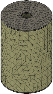 Datei:Software FEM - Tutorial - 3D-Baugruppe - CAD-Belastungsanalyse Preprocessing mit sichtbarem grobem Netz.gif