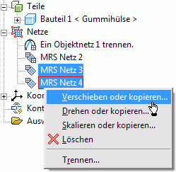 Datei:Software FEM - Tutorial - 3D-Mechanik - MP - Netz-Entfaltung Volumen Modell Netz Verschieben erneut.gif