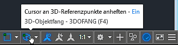 Software FEM - Tutorial - 3D-Mechanik - Z88 - Hexaeder-Netz AutoCAD 3D-Objektfang-Button.gif