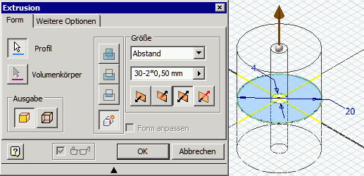 Software FEM - Tutorial - 3D-Mechanik - extrusion gummi.gif