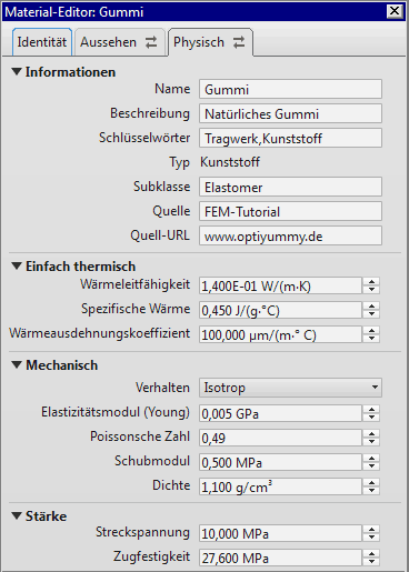 Software FEM - Tutorial - 3D-Mechanik - gummimaterial.gif