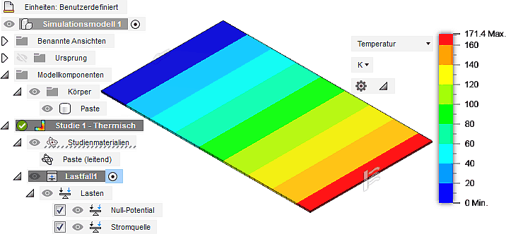Datei:Software FEM - Tutorial - Elektrisches Flussfeld - Fusion Modellvalidierung nur Paste.gif