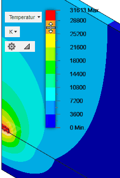Software FEM - Tutorial - Elektrostatik - Fusion - Simulation - Ergebnisse Legendenteilung.gif