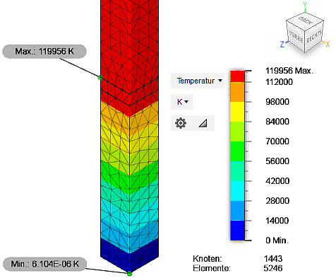 Software FEM - Tutorial - Elektrostatik - Fusion - Simulation - Ergebnisse Plattenkondensator.gif