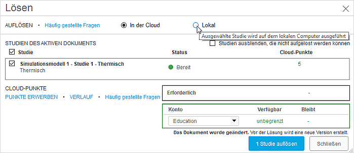 Software FEM - Tutorial - Elektrostatik - Fusion - Simulation - Loesen-Dialog.gif