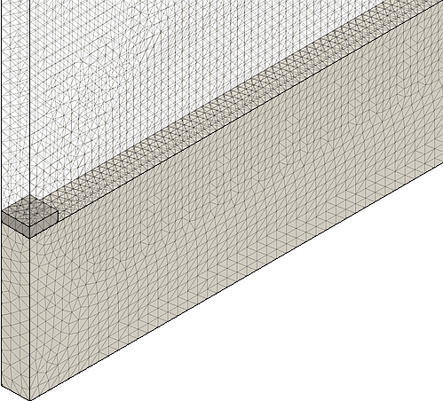 Software FEM - Tutorial - Elektrostatik - Fusion - Simulation - Netz mit globalen Einstellungen.gif