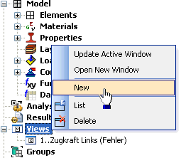 Software FEM - Tutorial - FEM-Prozess - Neuer Lastfall - view new lastfall2.gif