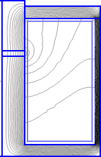 Datei:Software FEM - Tutorial - Magnetfeld - contour plot default.gif