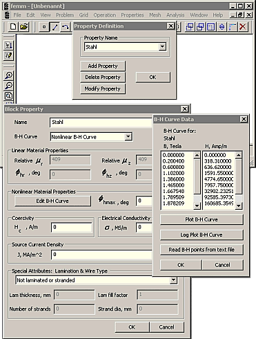 Software FEM - Tutorial - Magnetfeld - material stahl.gif