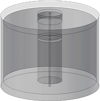 Software FEM - Tutorial - Magnetfeld - topfmagnet glaskoerper isosicht.gif