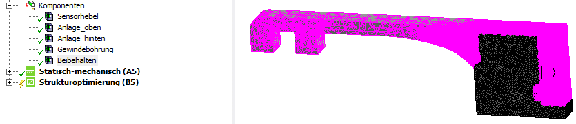 Software FEM - Tutorial - Topologie-Optimierung Ansys-Strukuroptimierung-Knotensatz-Beibehalten.gif