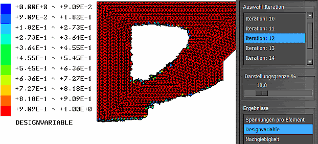 Datei:Software FEM - Tutorial - Topologie-Optimierung Z88Arion-TOSS Ergebnis OC vorletzter Schritt.gif